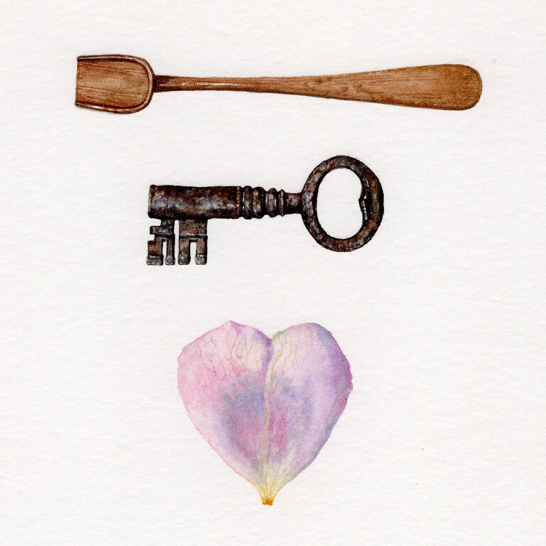 Beautiful and useful - rose petal by Gael Sellwood