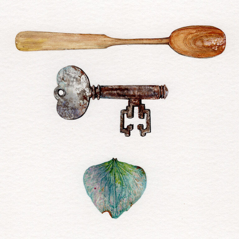 Beautiful and useful - hydrangea petal by Gael Sellwood