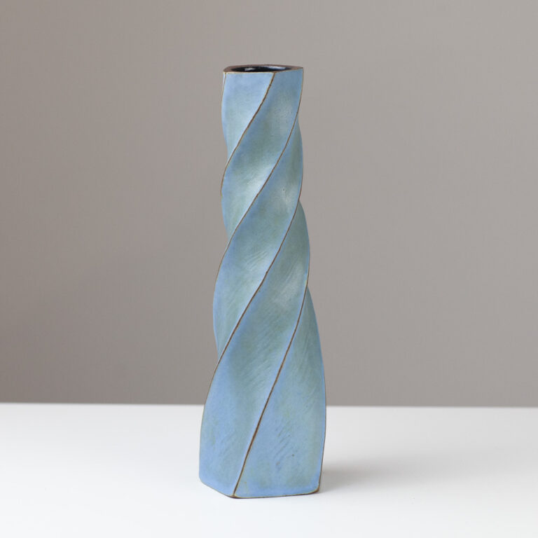 Twist Faceted Vase EM155 by Emily Myers