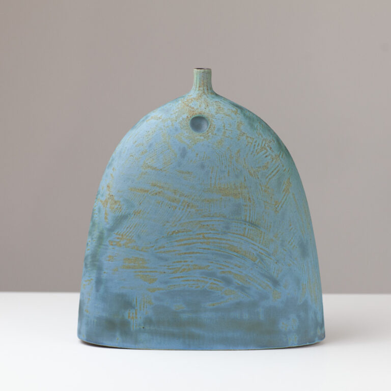 Flat Moon Vase EM161 by Emily Myers