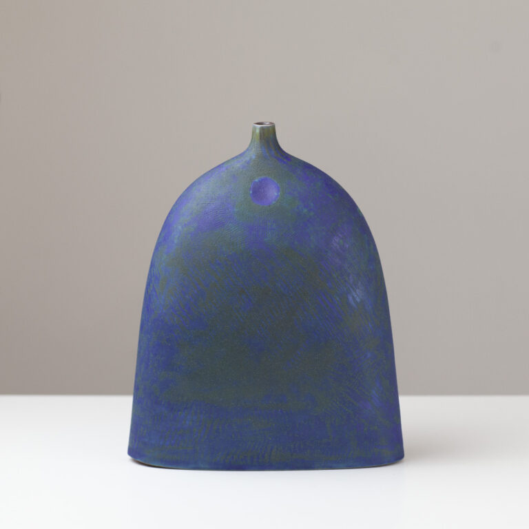 Flat Moon Vase EM162 by Emily Myers