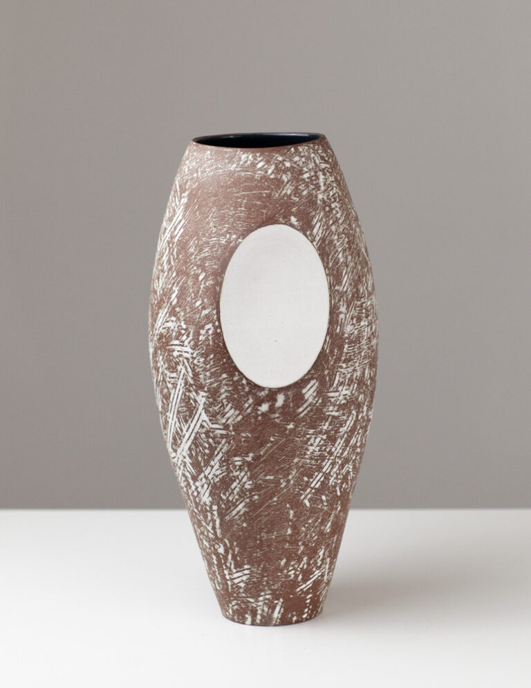 Oval Indent Vase EM172 by Emily Myers