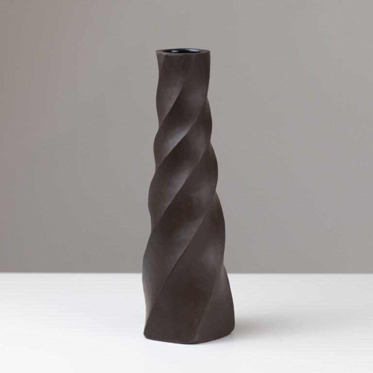 Twist Faceted Vase EM152 by Emily Myers