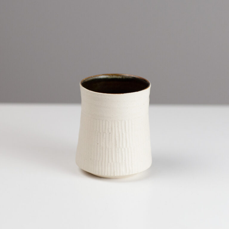 Small carved cup OC79 I by Flora Fabris