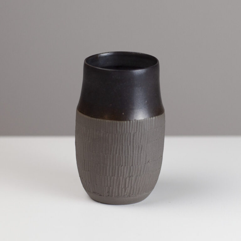 Tall carved cup/vase OC84 by Flora Fabris