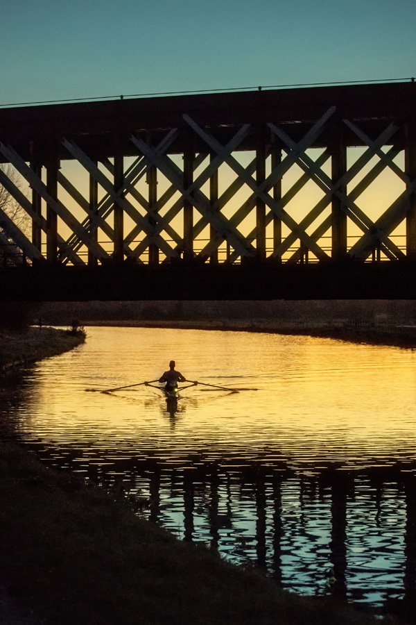 The Sculler by Martin Bond