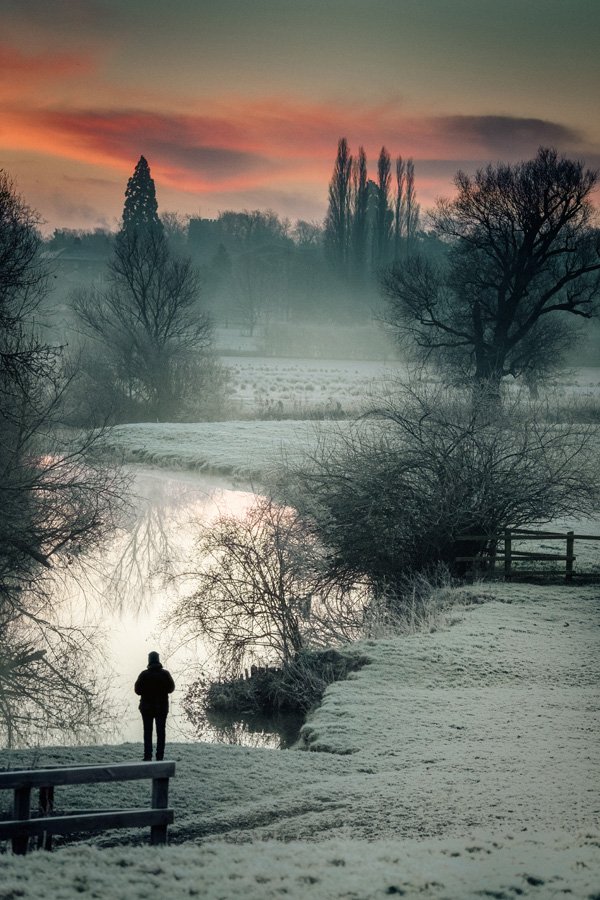 Still In The Dawn Lit Waters Cool by Martin Bond