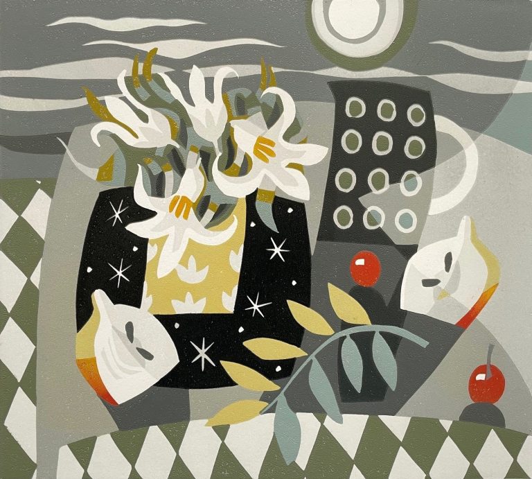 Leaf and Cherries ed2 by Jane Walker