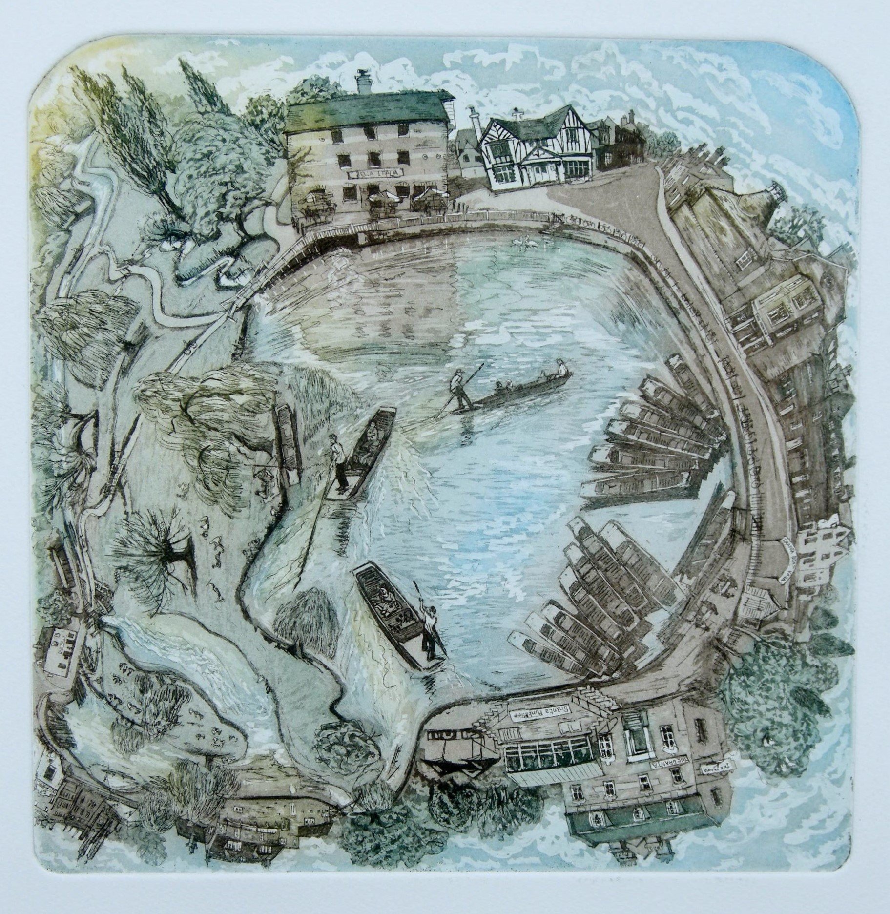 Cambridge Mill Pools by Glynn Thomas
