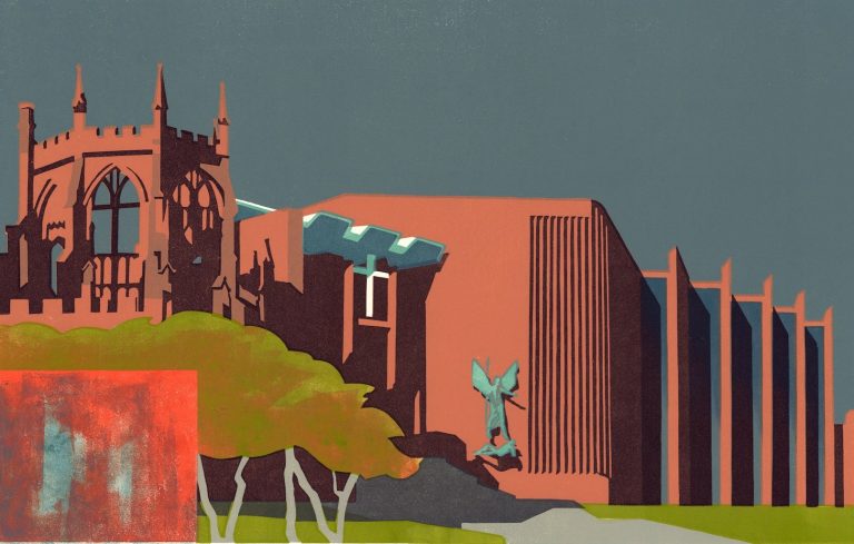 Coventry Cathedral II ed13 Unframed by Paul Catherall