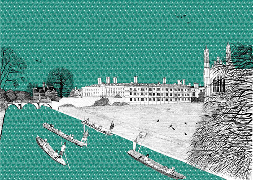 Cruising Kings College Cambridge by Clare Halifax