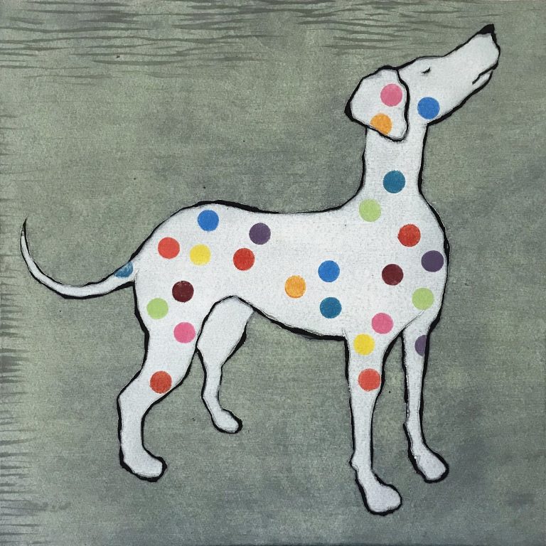Damien Hirst's Dog ed52 by Mychael Barratt