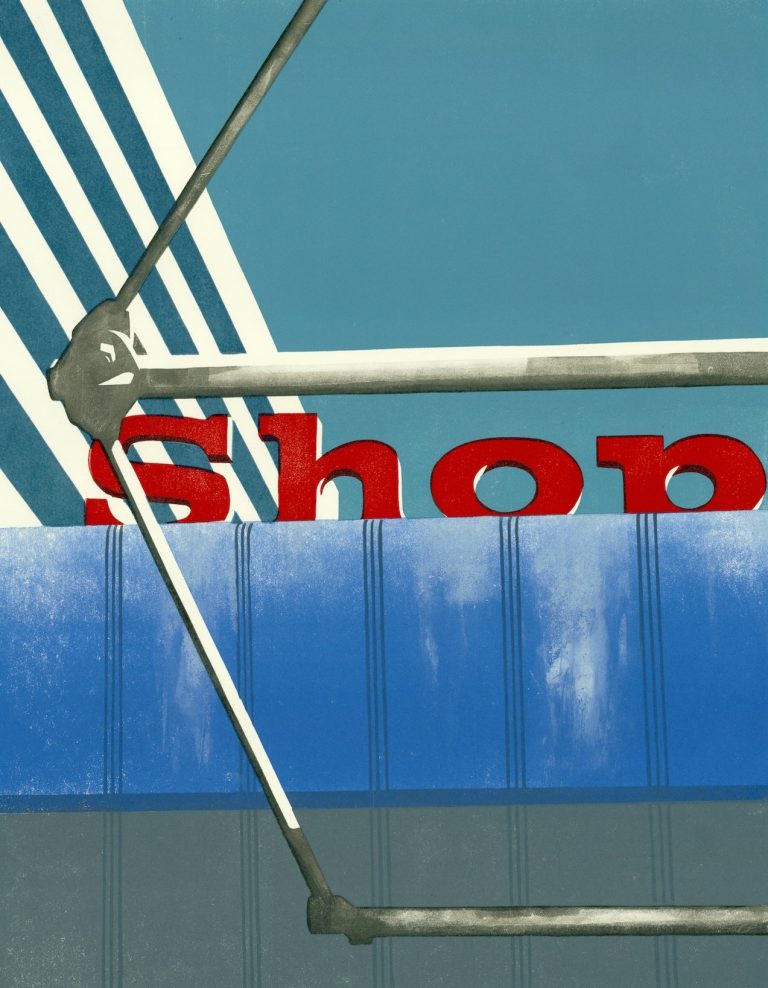 Elephant Shop Unframed by Paul Catherall