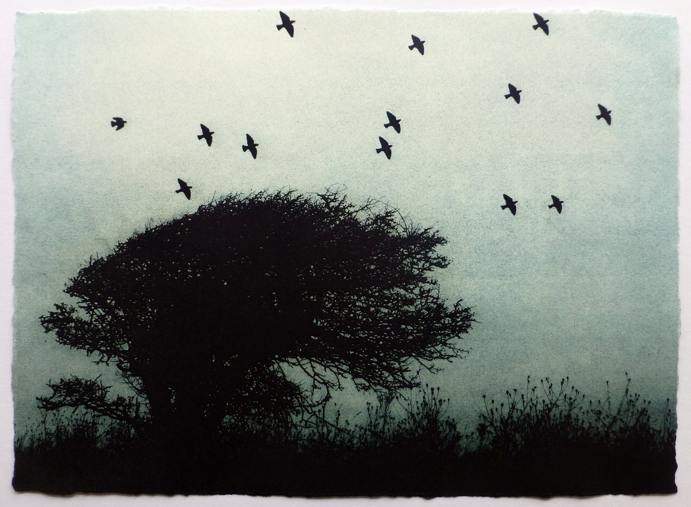 Misty Evening on The Downs 2 ed13 by Luella Martin