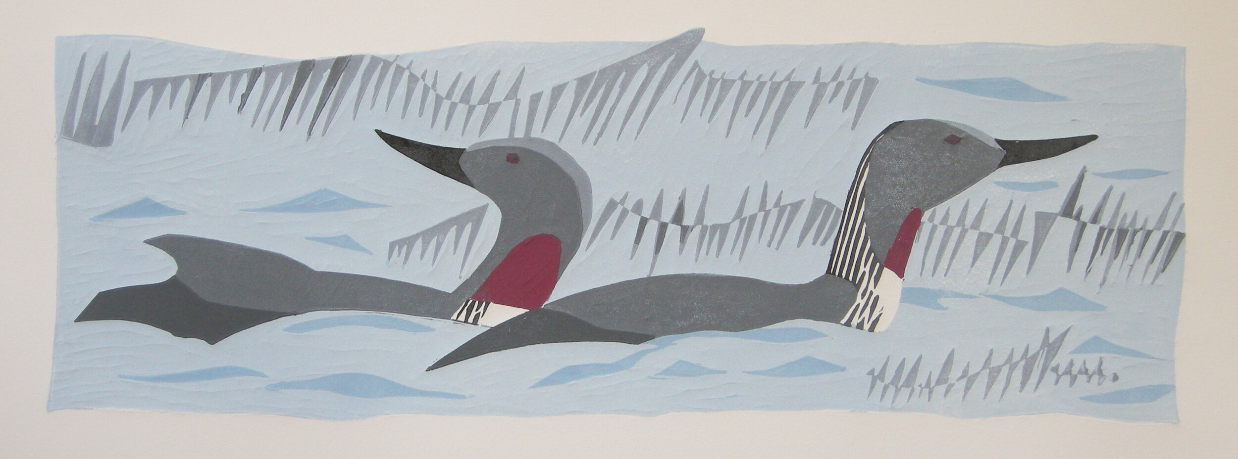 Rain Geese, Helga Water by Lisa Hooper