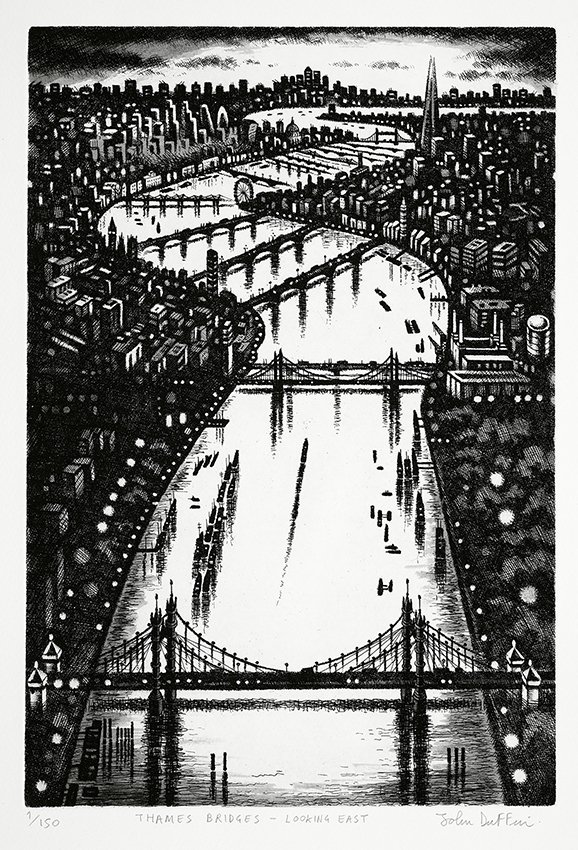 Thames Bridges – Looking East ed31 by John Duffin