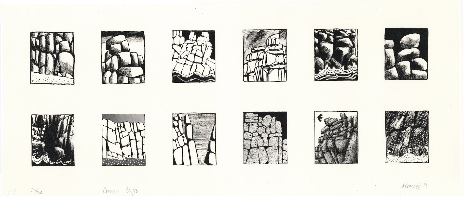 Cornish Cliffs ed3 by Carry Akroyd