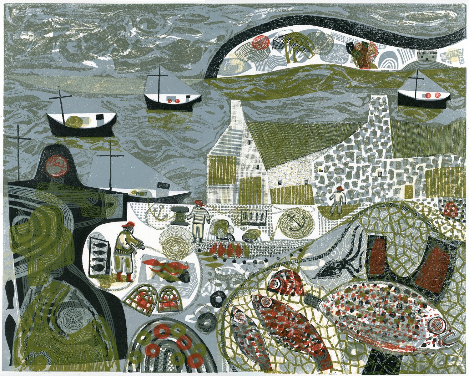 Morning on the Quay ed47 by Melvyn Evans