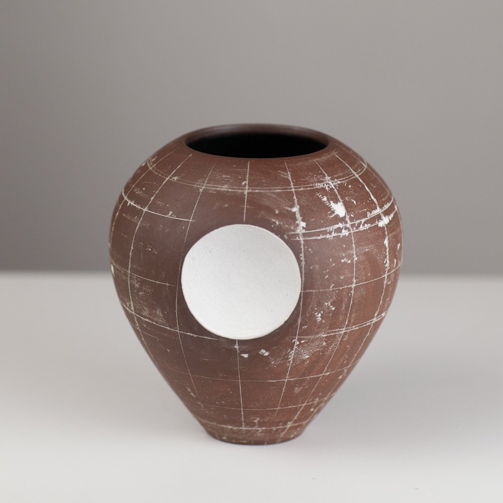 Globe Pot with Indent EM30 by Emily Myers