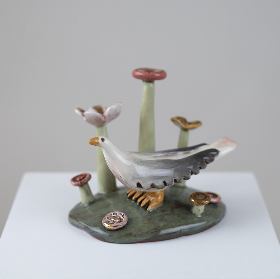 Bird Amongst the Flowers by Jenny Southam