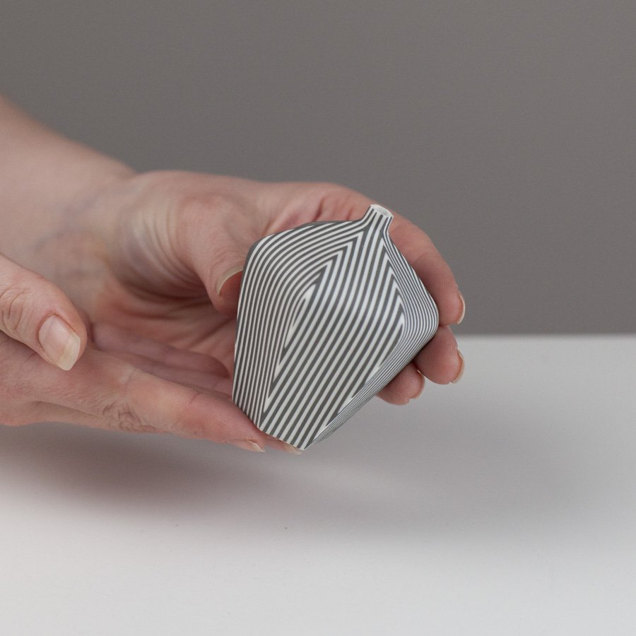 Hexagonal Round Stripe by Justine Allison