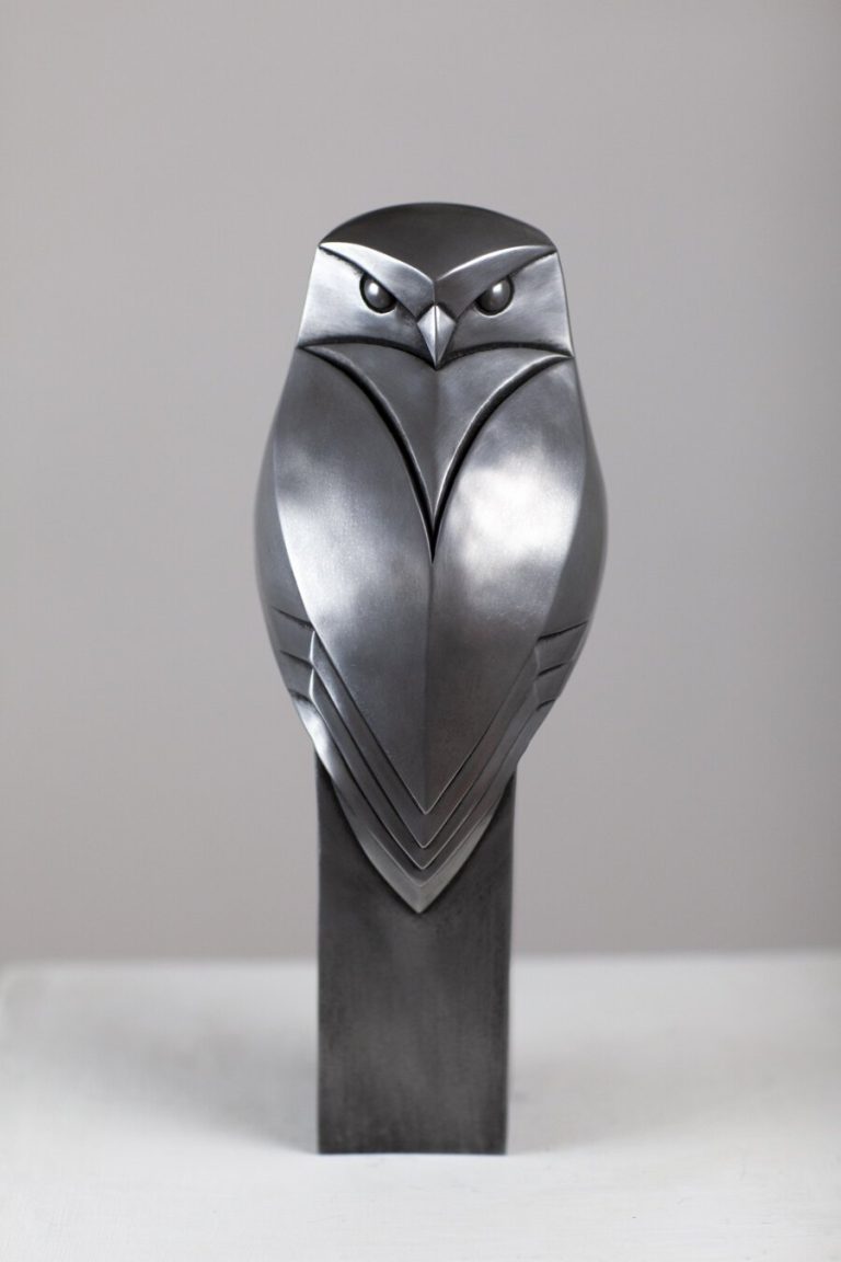 Little Owl Cold Cast Pewter by Paul Harvey