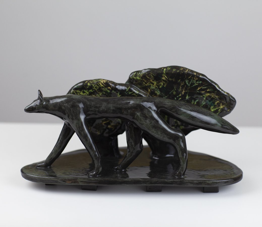 Wolf in a Wood by Jenny Southam