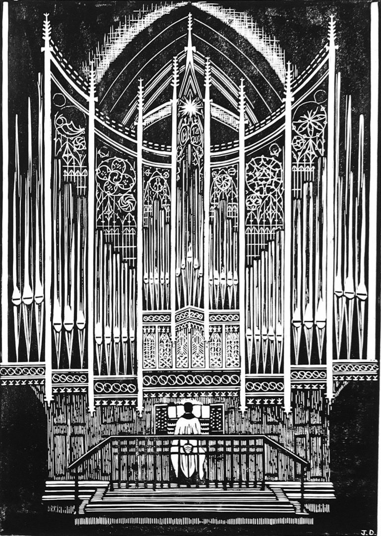 Merton Chapel Organ by Jenny Dingwall