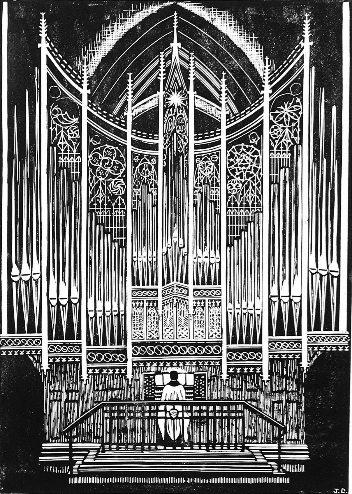 Merton Chapel Organ by Jenny Dingwall