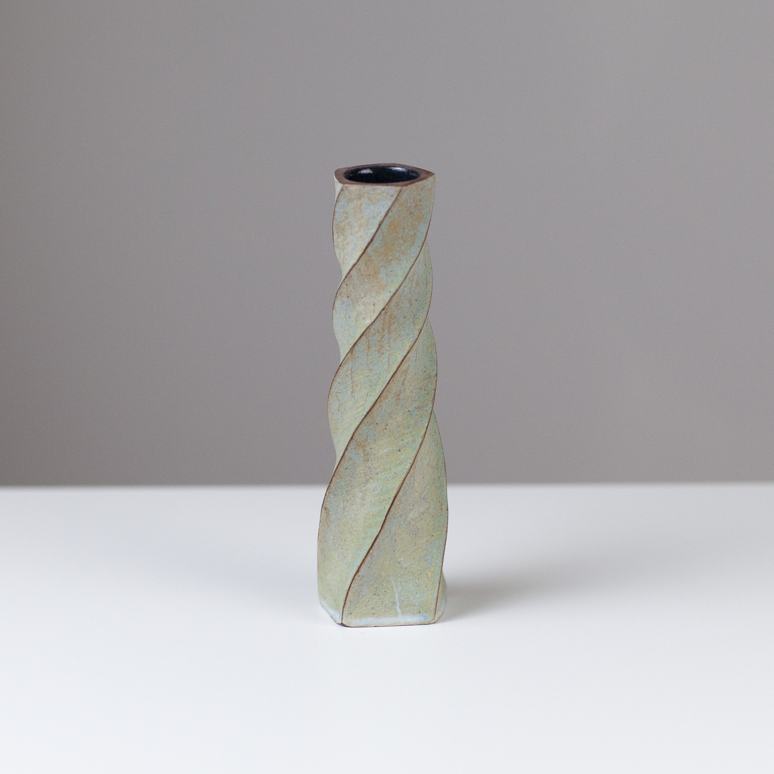 Twist Faceted Vase EM139 by Emily Myers