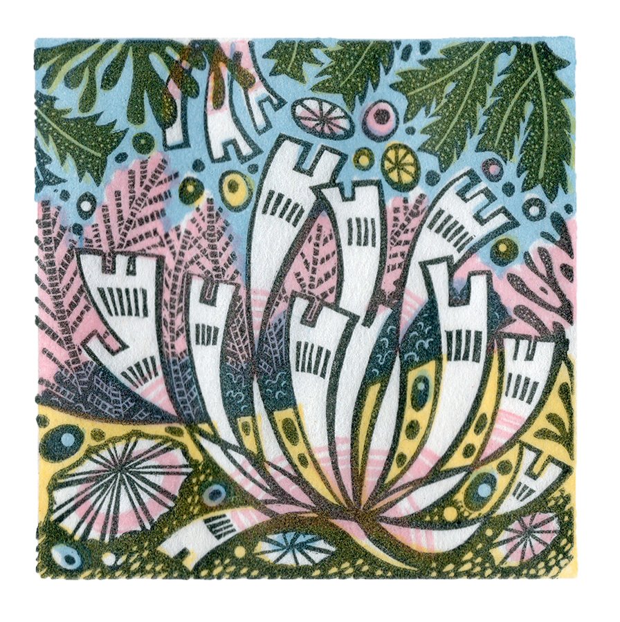 Rockpool II by Angie Lewin