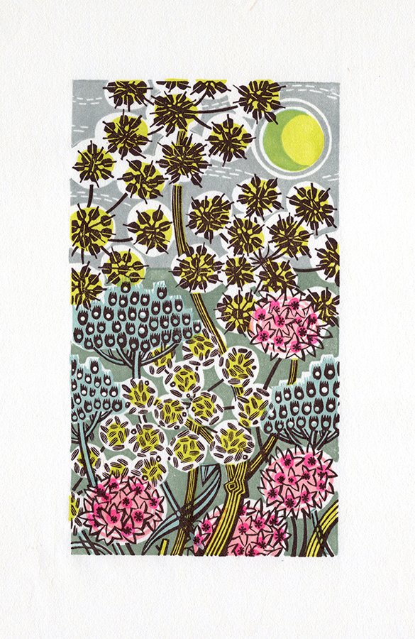 Thrift Moon by Angie Lewin