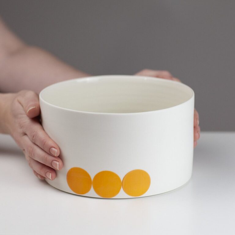 Deep Dish KS5 3 by By The Line Pottery