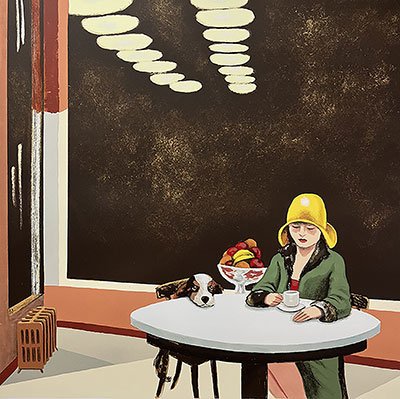 Edward Hopper’s Dog ed44 by Mychael Barratt