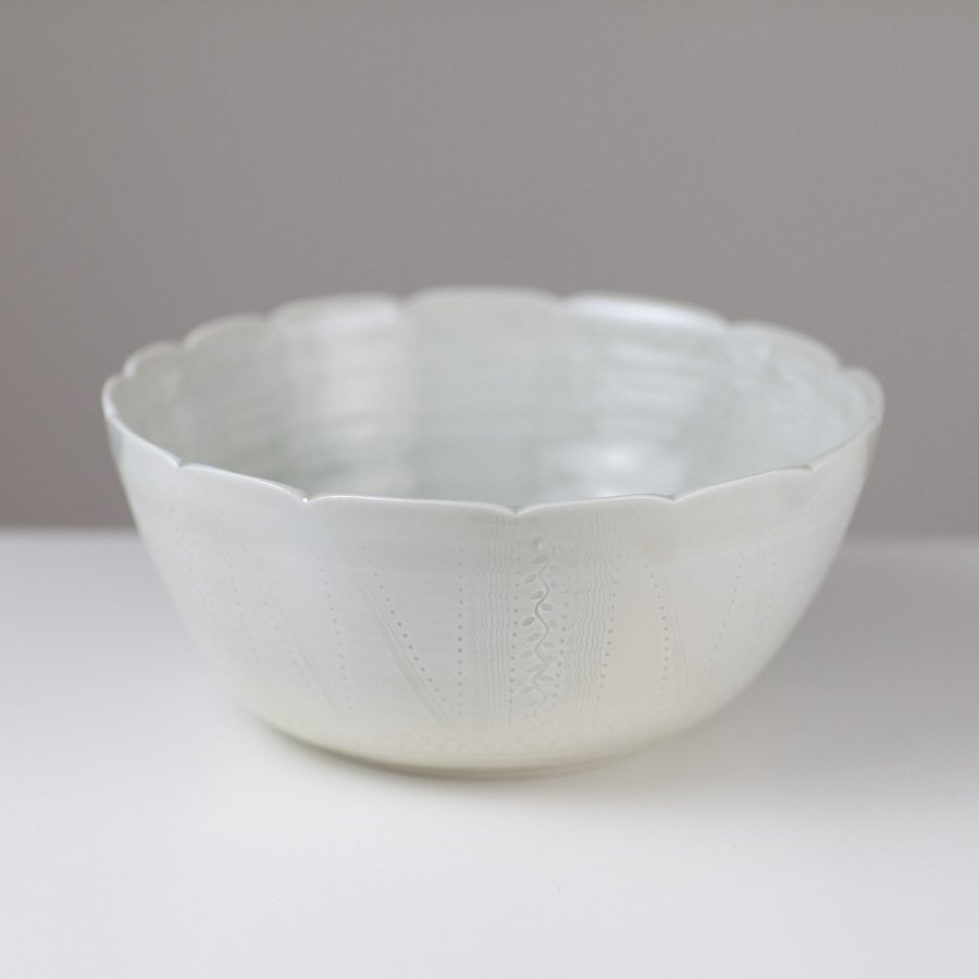 Large bowl, Celadon glaze MG 28 by Margaret Gardiner