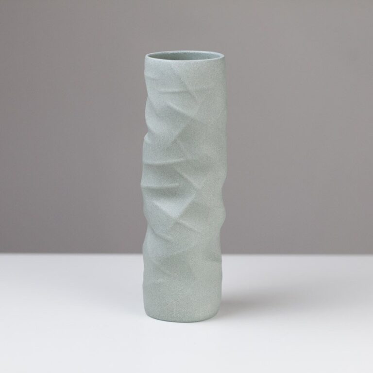 Slim Midi Geo Vessel Mint by Sally Bertram