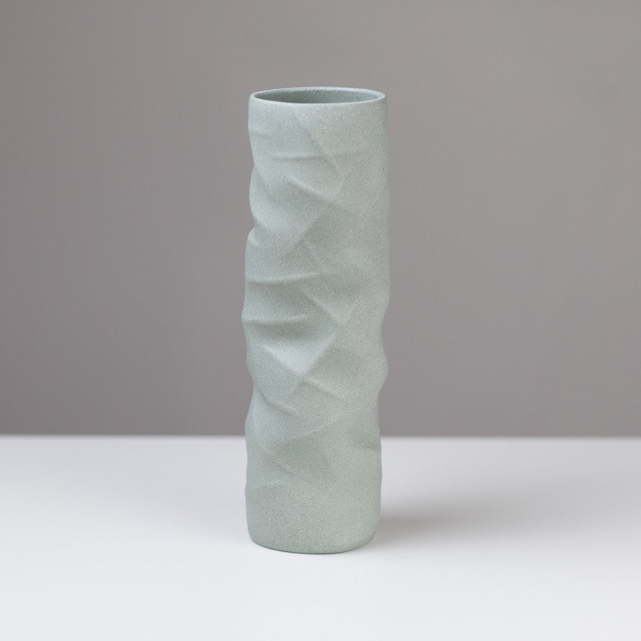 Slim Midi Geo Vessel Mint by Sally Bertram