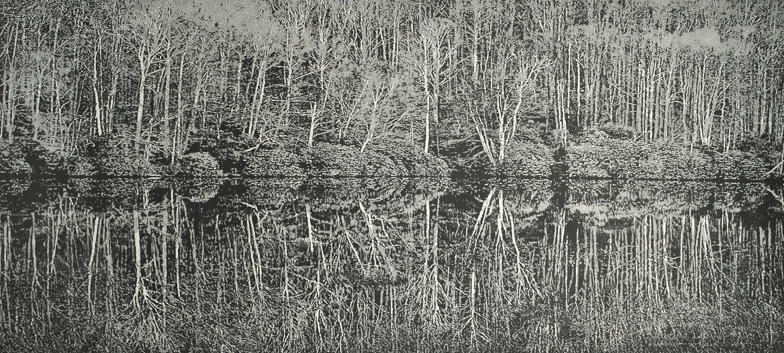 A moment of reflection II ed37 Framed by Trevor Price