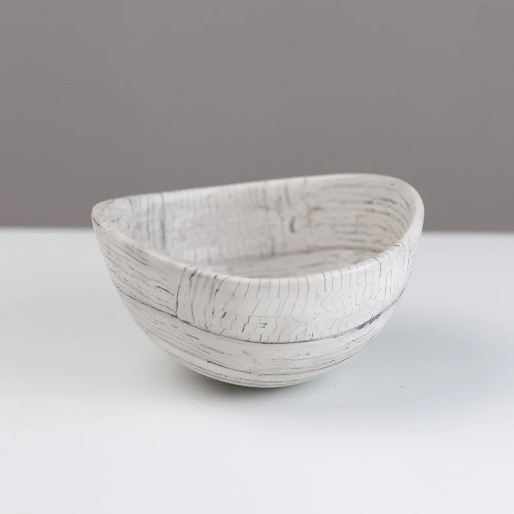 Tiny Altered Bowl No.12 by Barbara Gittings