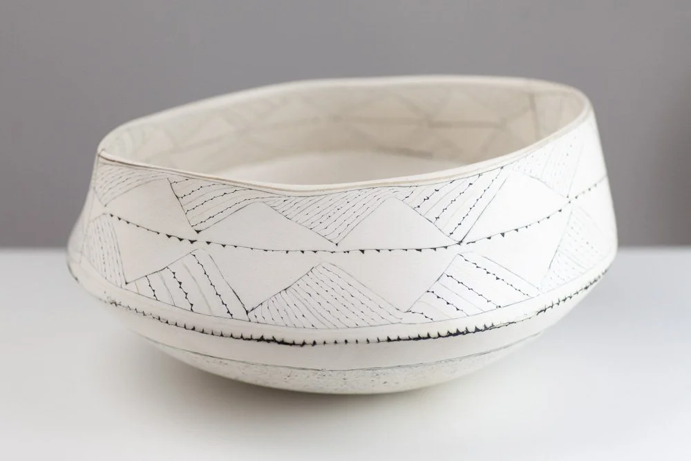 Large Asymmetric Bowl No.5 by Barbara Gittings