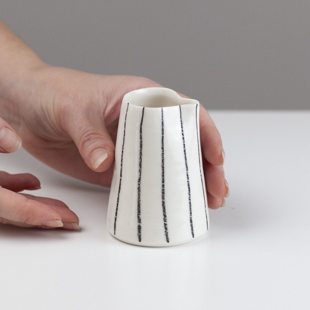 Jug Small White KK2562 9 by Katharina Klug
