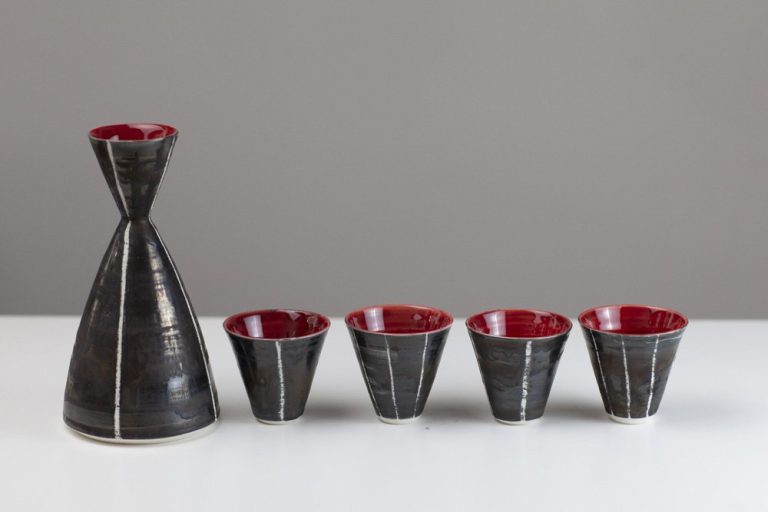 Sake set for 4 KK2514 by Katharina Klug