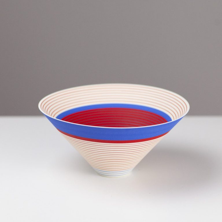 Arable Landscape: Electric blue: - Medium MO92 by Sara Moorhouse