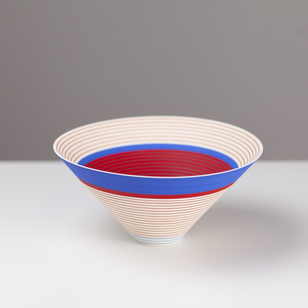 Arable Landscape: Electric blue: – Medium MO92 by Sara Moorhouse