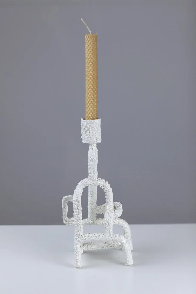 Ice Melt Candlestick L SGU02 by Sue Gunn