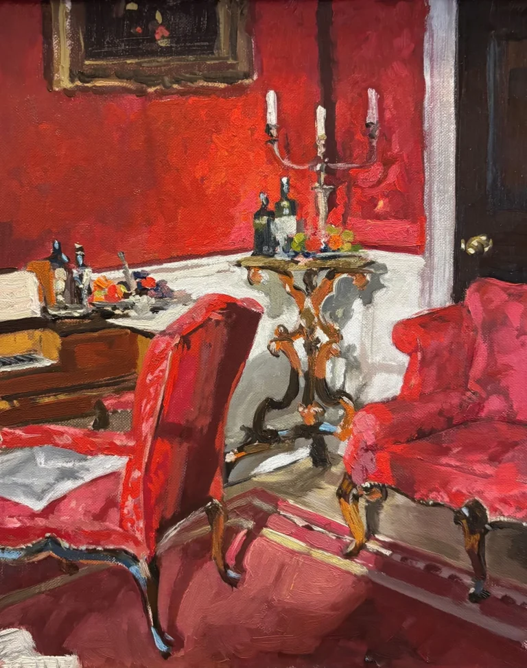 Morning Light (The Saloon, Fairfax House, York) by Ruth Beloe