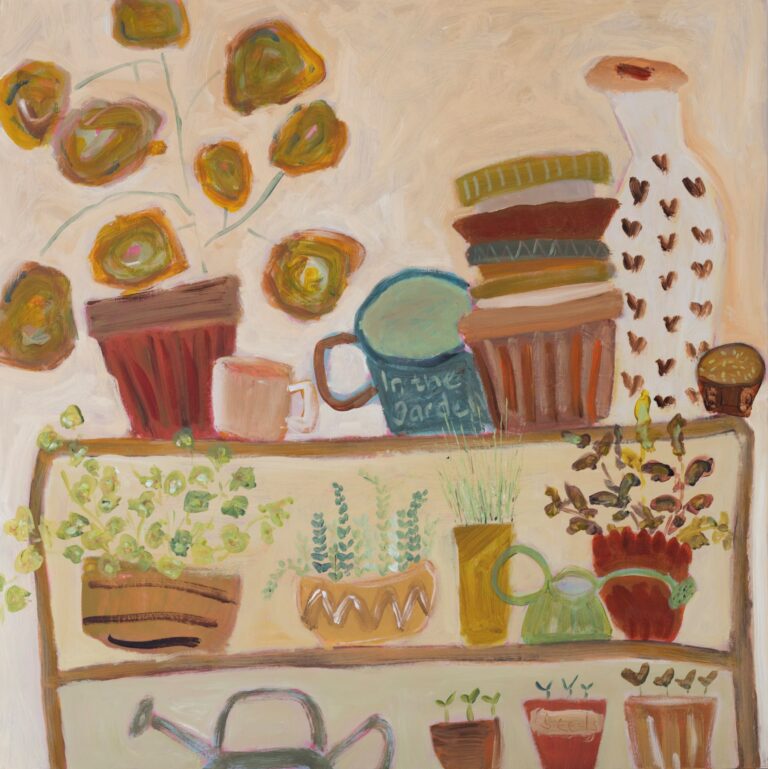 Greenhouse Shelves by Brigitte Girling