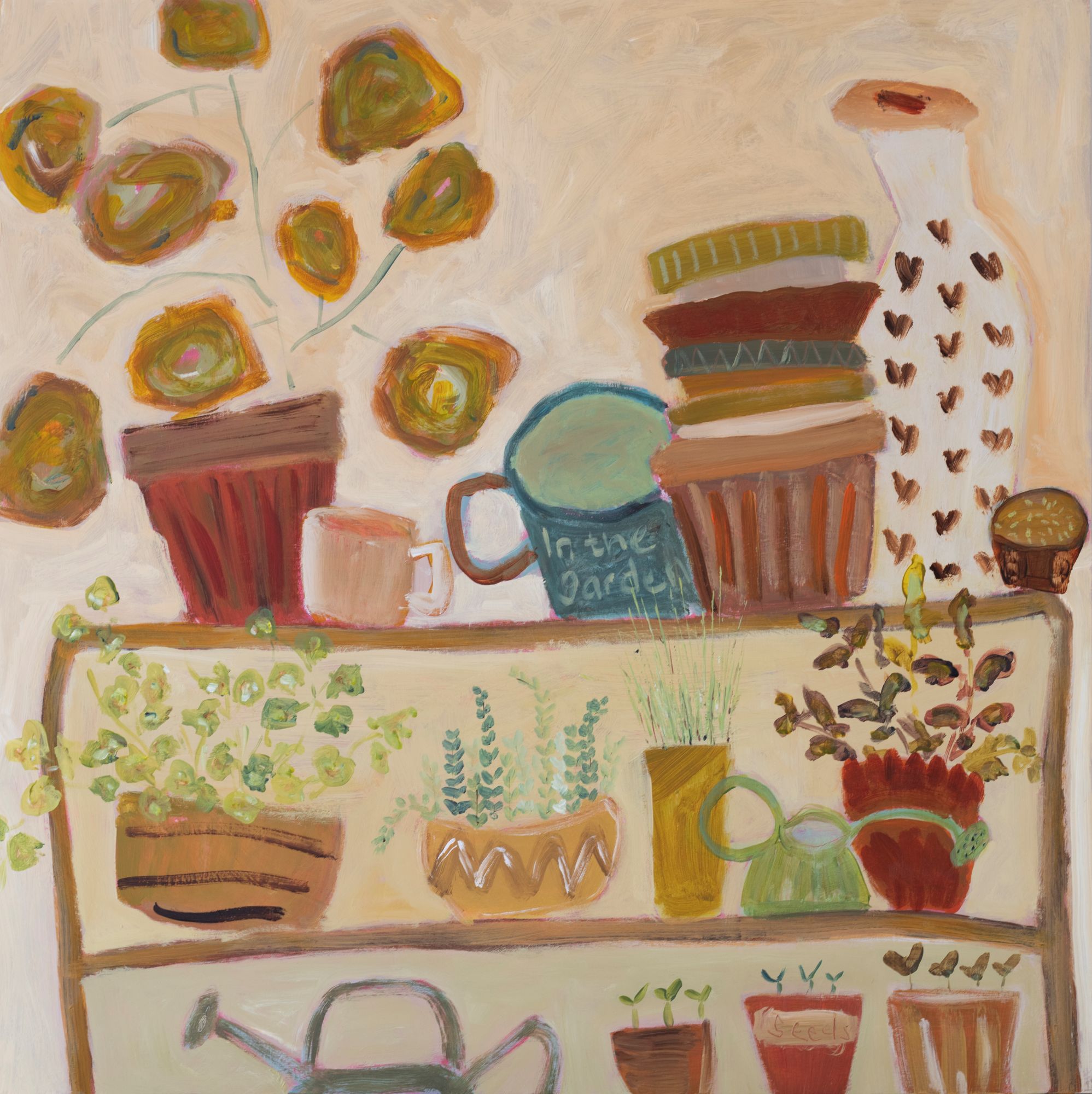 Greenhouse Shelves by Brigitte Girling