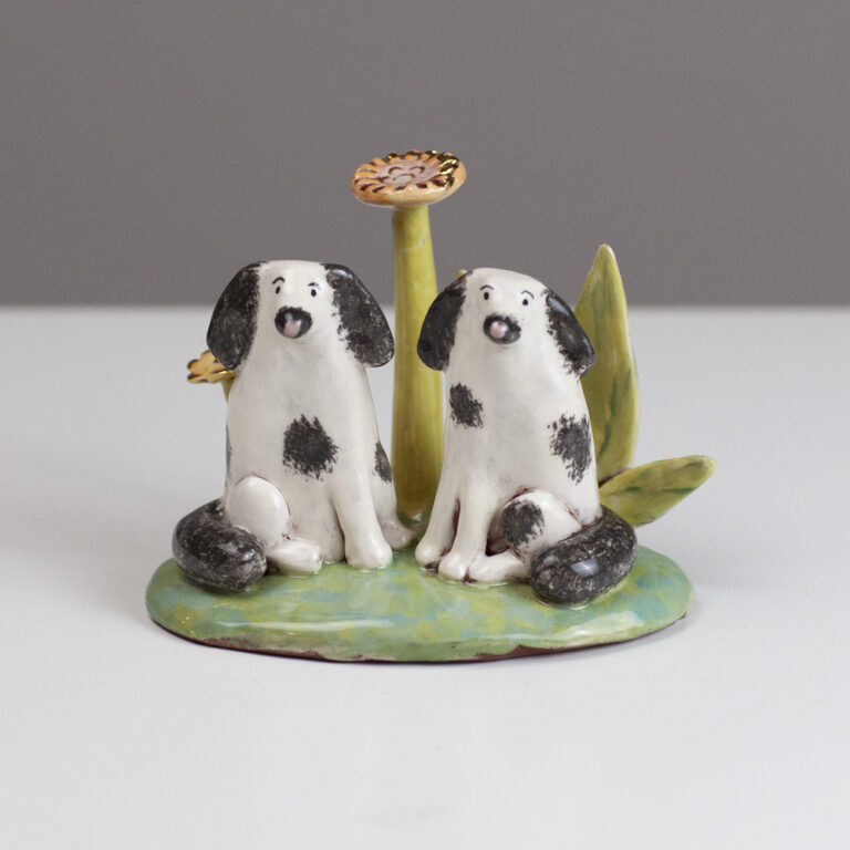 Wally Dogs in the Garden by Jenny Southam