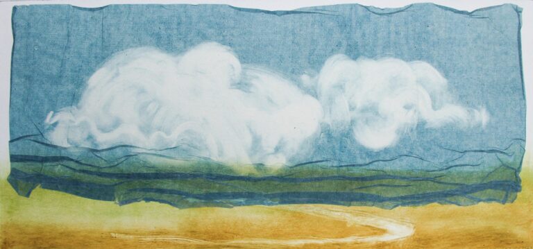 Floating Sky: Blue Silence by Lin Chau